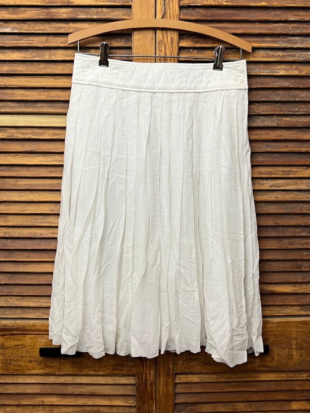Rag & Bone gauze skirt, white, 2